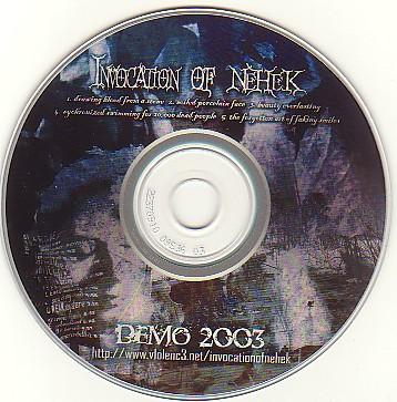 INVOCATION OF NEHEK - Demo 2003 cover 