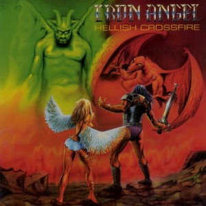 IRON ANGEL - Hellish Crossfire cover 