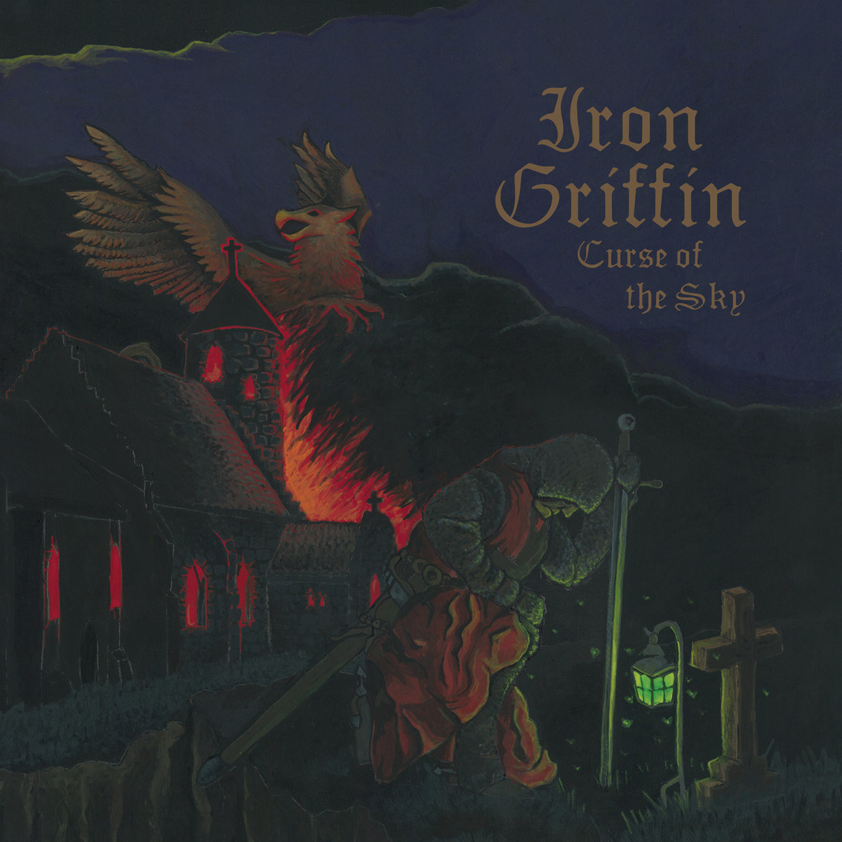 IRON GRIFFIN - Curse of the Sky cover 
