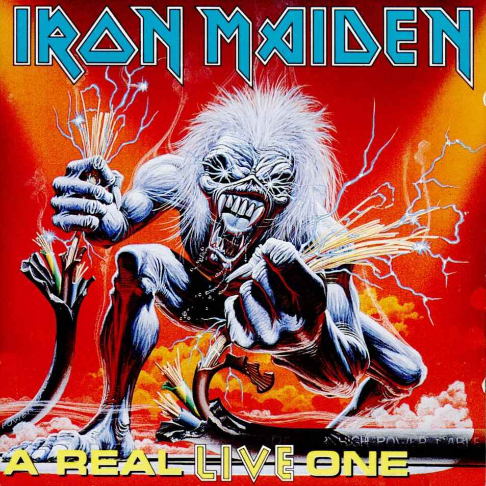 IRON MAIDEN - A Real Live One cover 