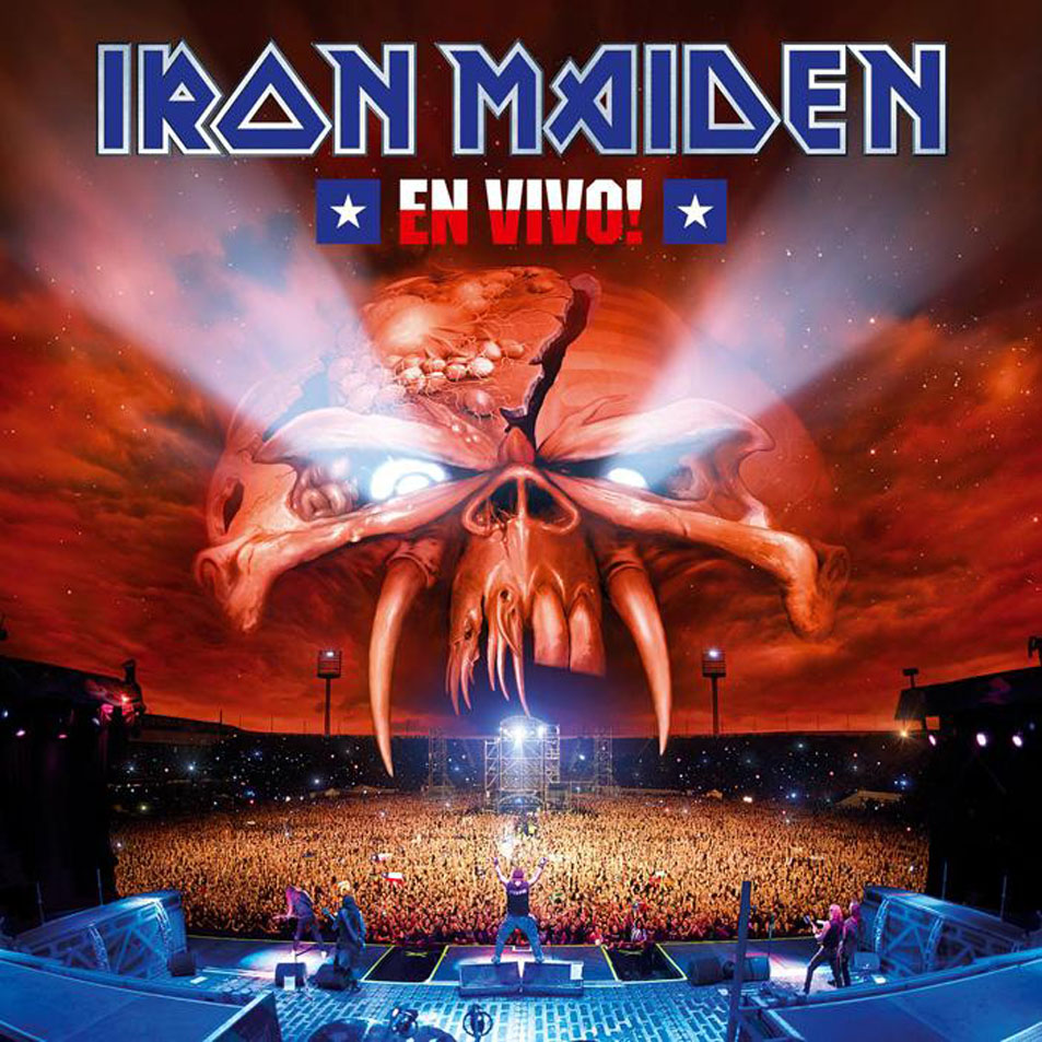 IRON MAIDEN - En Vivo! cover 