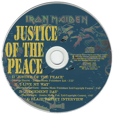 IRON MAIDEN - Justice Of The Peace cover 