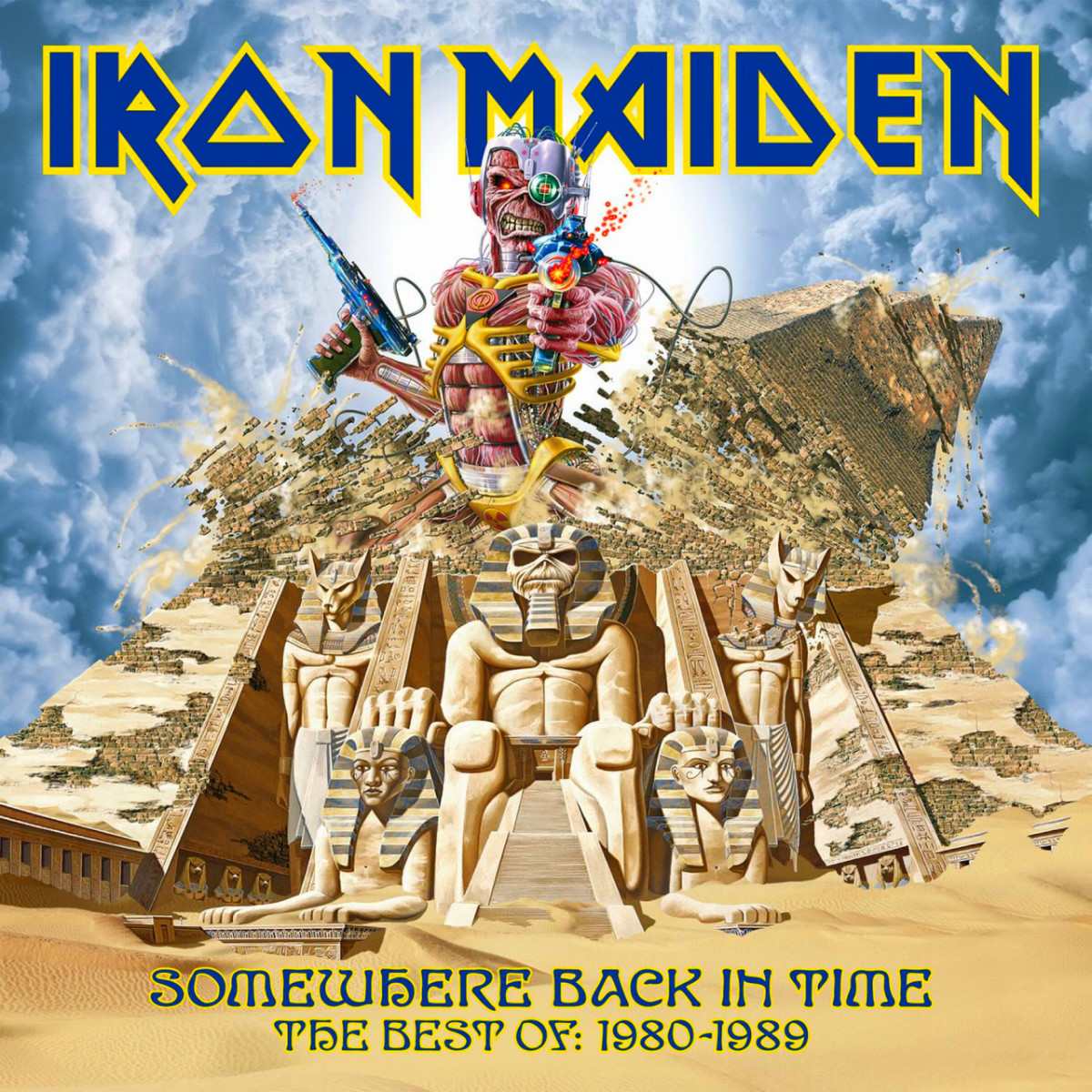 IRON MAIDEN - Somewhere Back In Time: The Best Of 1980-1989 cover 