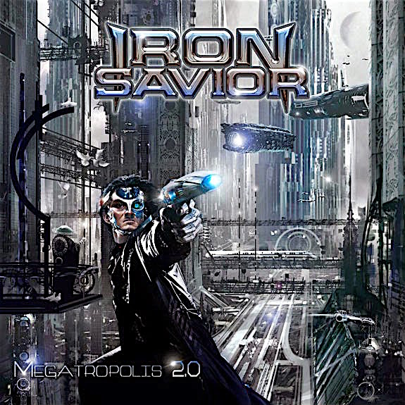 IRON SAVIOR - Megatropolis 2.0 cover 