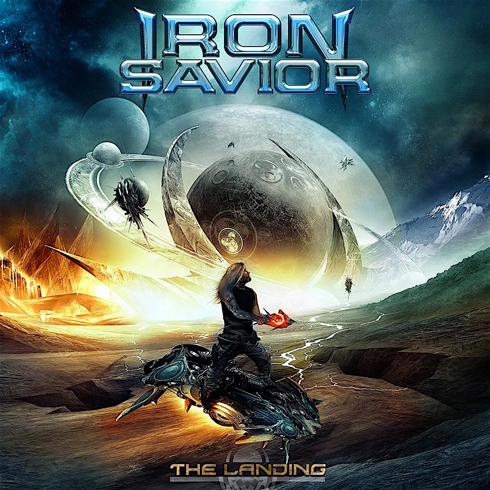 IRON SAVIOR - The Landing cover 