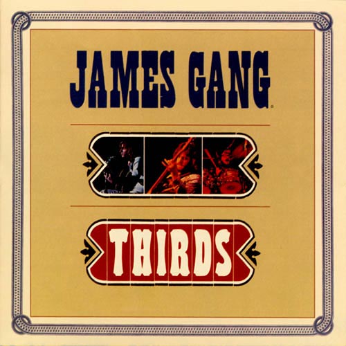 JAMES GANG - Thirds cover 