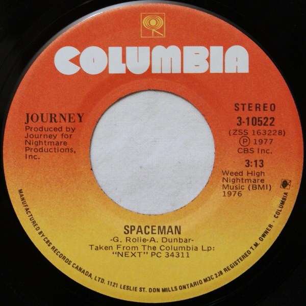 JOURNEY - Spaceman cover 
