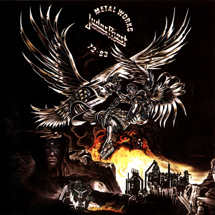 JUDAS PRIEST - Metal Works '73-'93 cover 