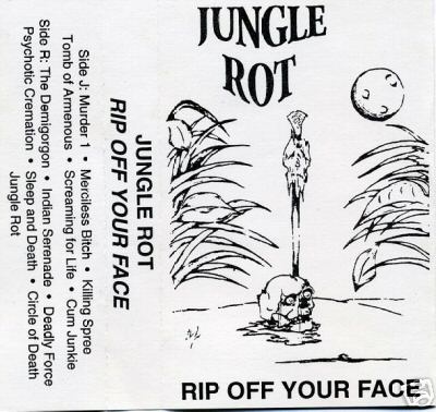 JUNGLE ROT - Rip Off Your Face cover 