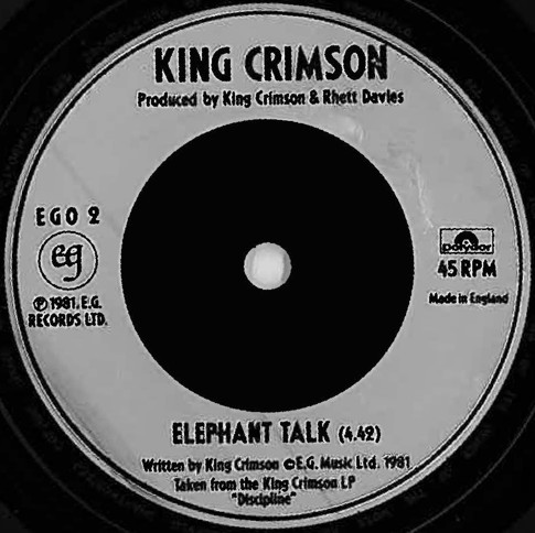 KING CRIMSON - Elephant Talk cover 