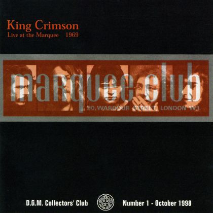KING CRIMSON - Live At The Marquee, 1969 cover 