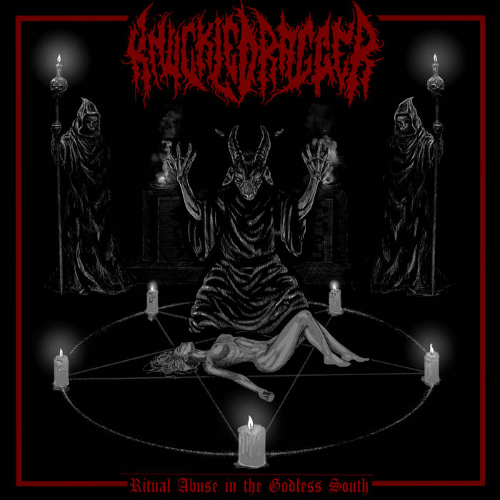 KNUCKLE DRAGGER (TN) - Ritual Abuse In The Godless South cover 