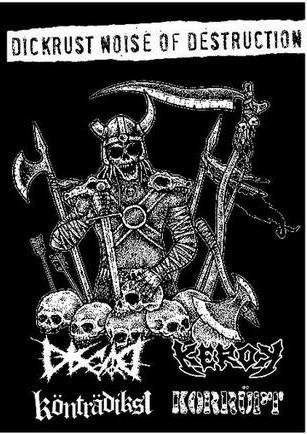 KONTRADIKSI - Dickrust Noise Of Destruction cover 