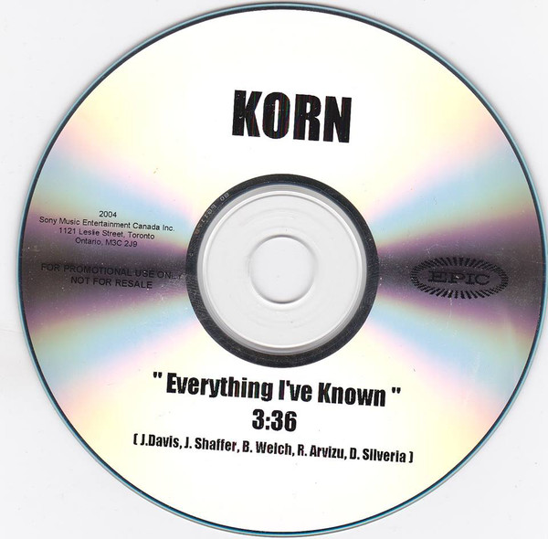 KORN - Everything I've Known cover 