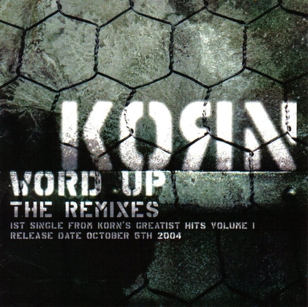 KORN - Word Up cover 