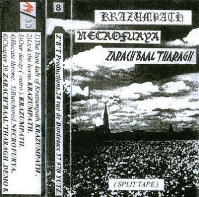 KRAZUMPATH - Krazumpath / Necrofurya / Zarach 'Baal' Tharagh cover 