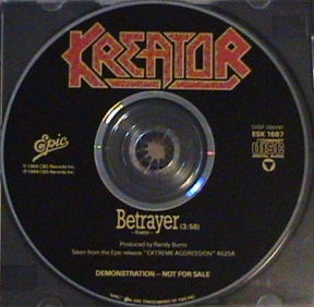 KREATOR - Betrayer cover 