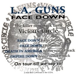 L.A. GUNS - Face Down cover 