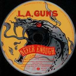 L.A. GUNS - Never Enough cover 