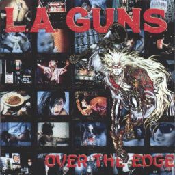 L.A. GUNS - Over The Edge cover 