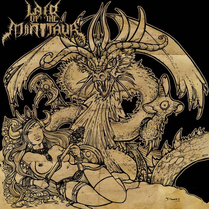 LAIR OF THE MINOTAUR - Godslayer EP cover 