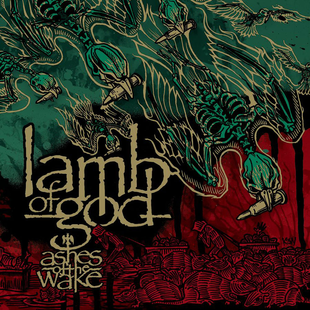 LAMB OF GOD - Ashes of the Wake cover 