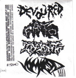 LAPIDATE - Devoured / Forever Annihilating the Obese / Lapidate / Vomigod cover 