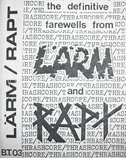 LÄRM - The Definitive Farewells From Lärm And Rapt ‎ cover 