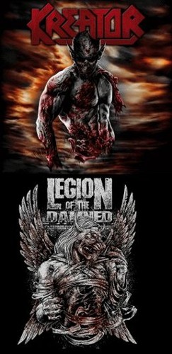 LEGION OF THE DAMNED - Kreator / Legion of the Damned cover 