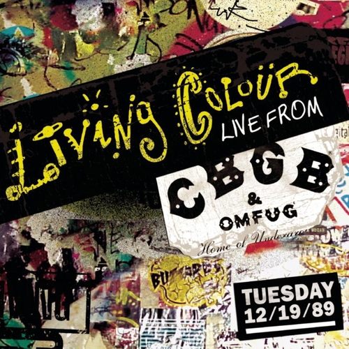 LIVING COLOUR - Live From CBGB's cover 