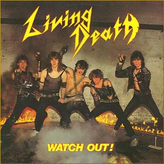 LIVING DEATH - Watch Out cover 