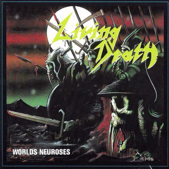 LIVING DEATH - Worlds Neuroses cover 