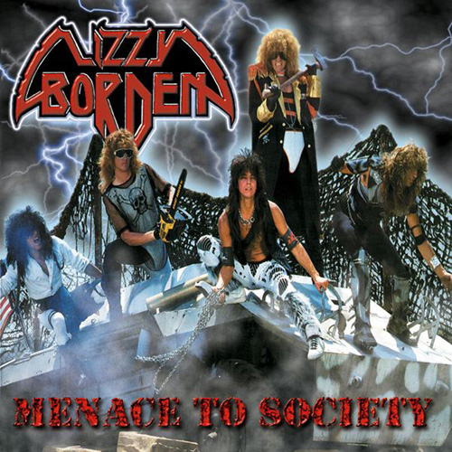 LIZZY BORDEN - Menace to Society cover 