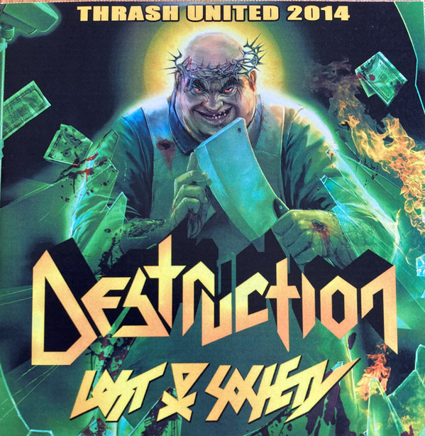 LOST SOCIETY - Thrash United 2014 cover 