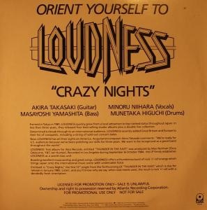 LOUDNESS - Crazy Nights cover 
