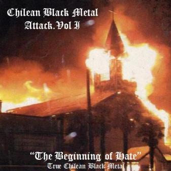 LUCTUS HYDRA - Chilean Black Metal Attack Vol I cover 