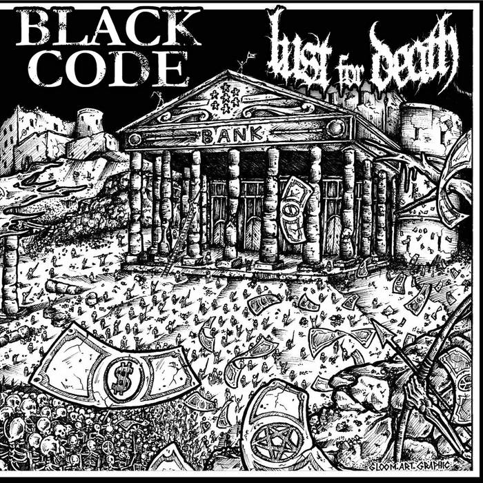 LUST FOR DEATH - Black Code / Lust For Death cover 
