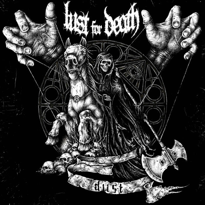 LUST FOR DEATH - Dust cover 
