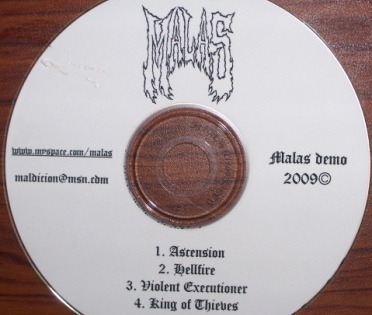 MALAS - Demo 2009 cover 