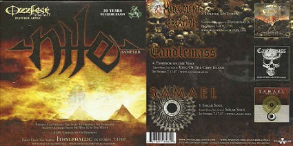 MALEVOLENT CREATION - Nile / Malevolent Creation / Candlemass / Samael cover 