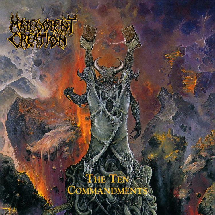 MALEVOLENT CREATION - The Ten Commandments cover 