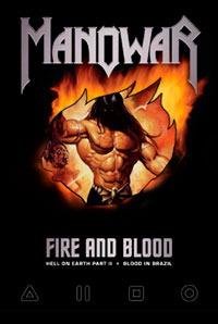 MANOWAR - Fire And Blood: Hell On Earth II + Blood In Brasil cover 