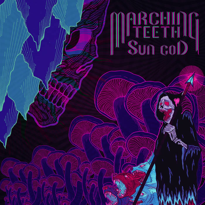 MARCHING TEETH - Sun God cover 