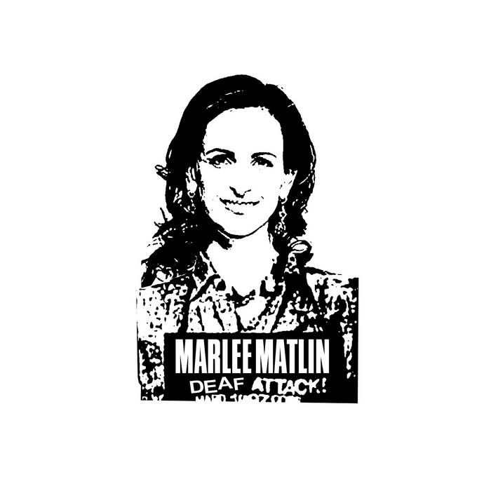 MARLEE MATLIN - Deaf Attack! cover 