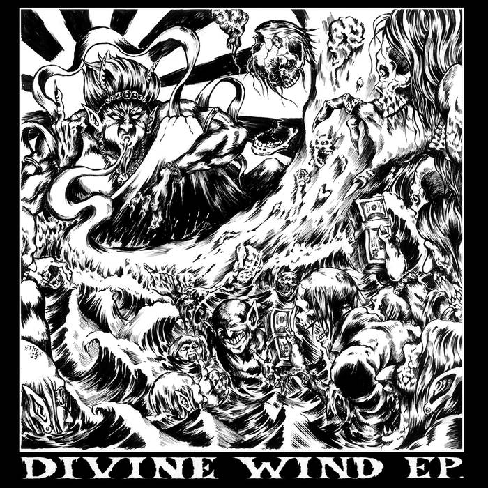 MASS COLLAPSE - Divine Wind EP cover 