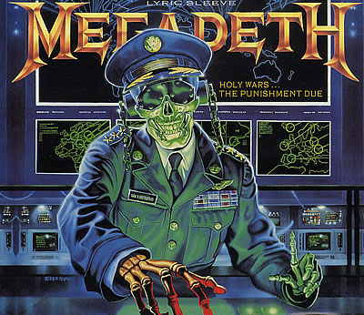 MEGADETH - Holy Wars... The Punishment Due cover 