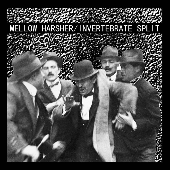 MELLOW HARSHER - Mellow Harsher / Invertebrate Split cover 