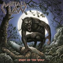METAL LAW - Night of the Wolf cover 