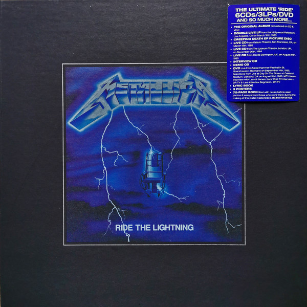 METALLICA - Ride the Lightning: Deluxe Edition Box Set cover 