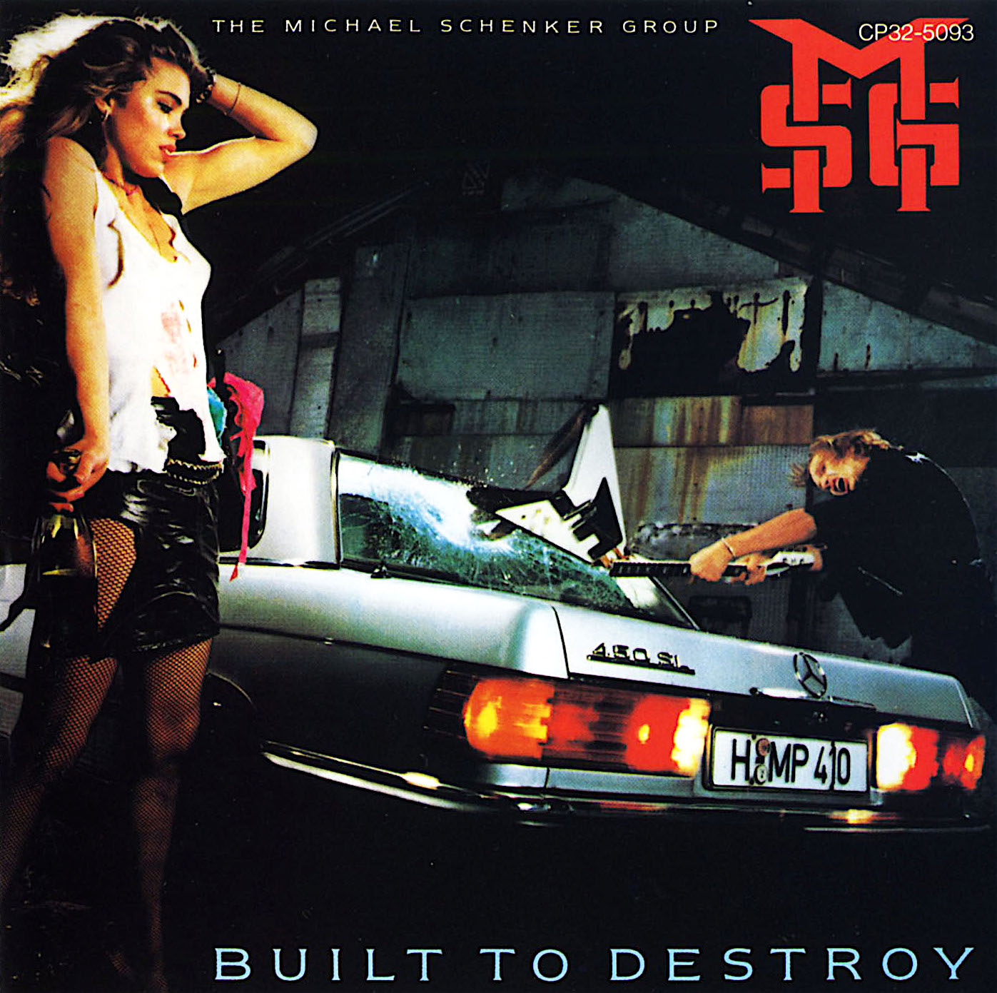 MICHAEL SCHENKER GROUP - Built to Destroy cover 